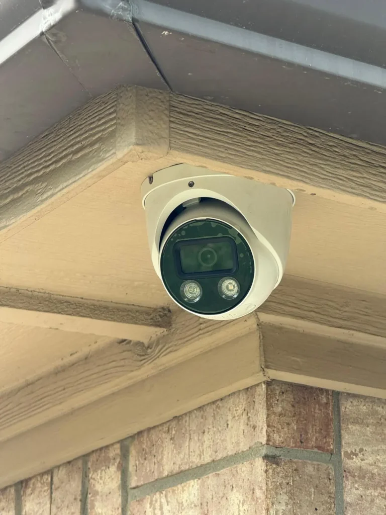 Security system installation completed in Frisco, TX near The Star (Ford Center).