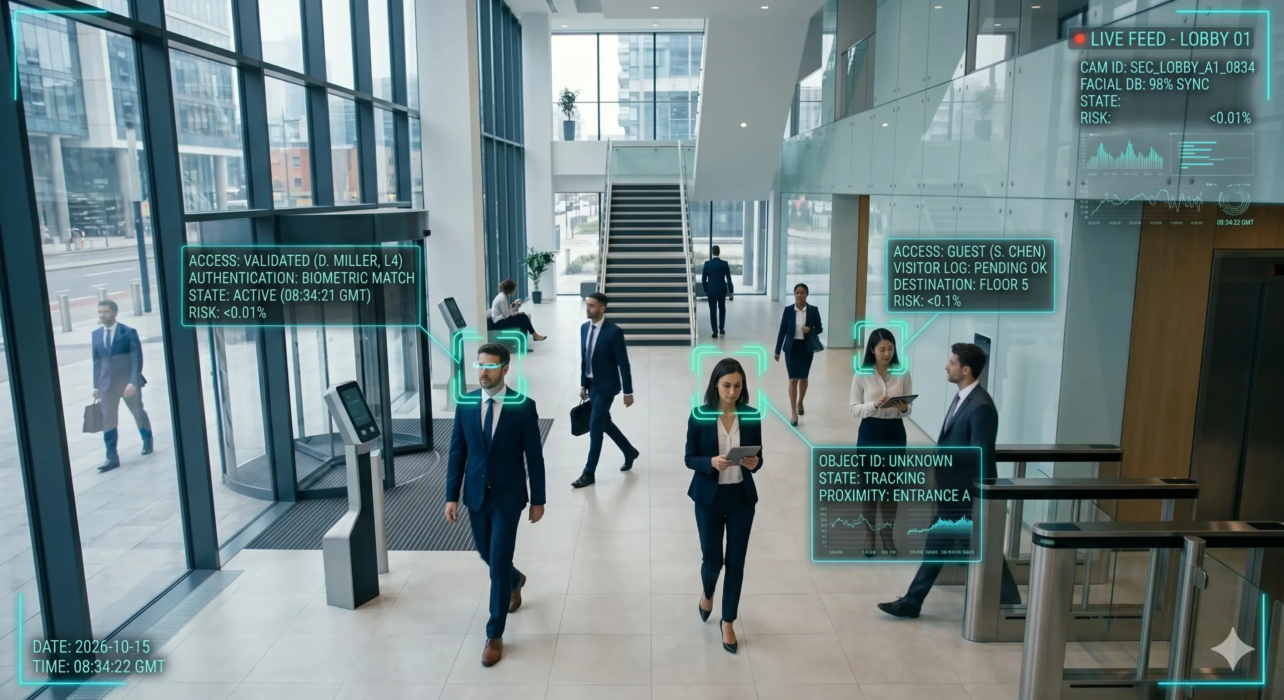 AI facial recognition enterprise video surveillance system integration in Texas.