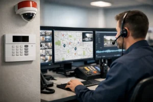 How Does Professional Alarm Monitoring Work?